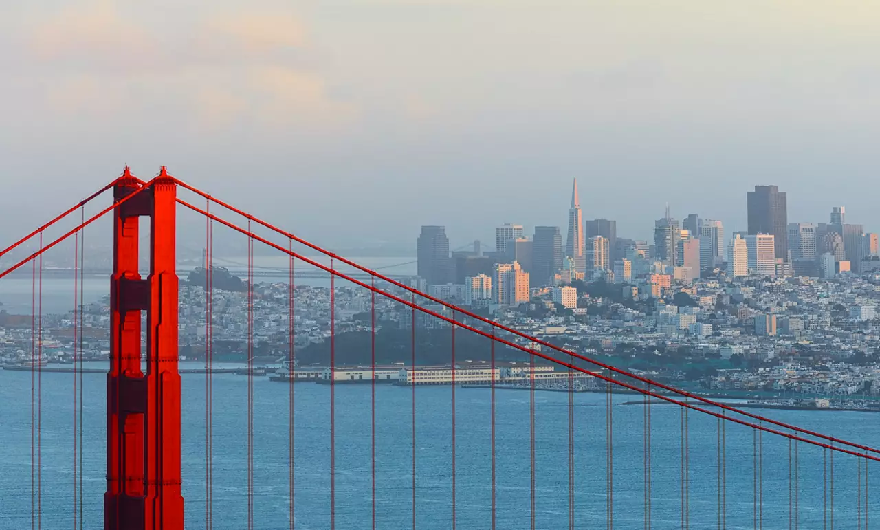 Top of the Golden Gate Bridge  