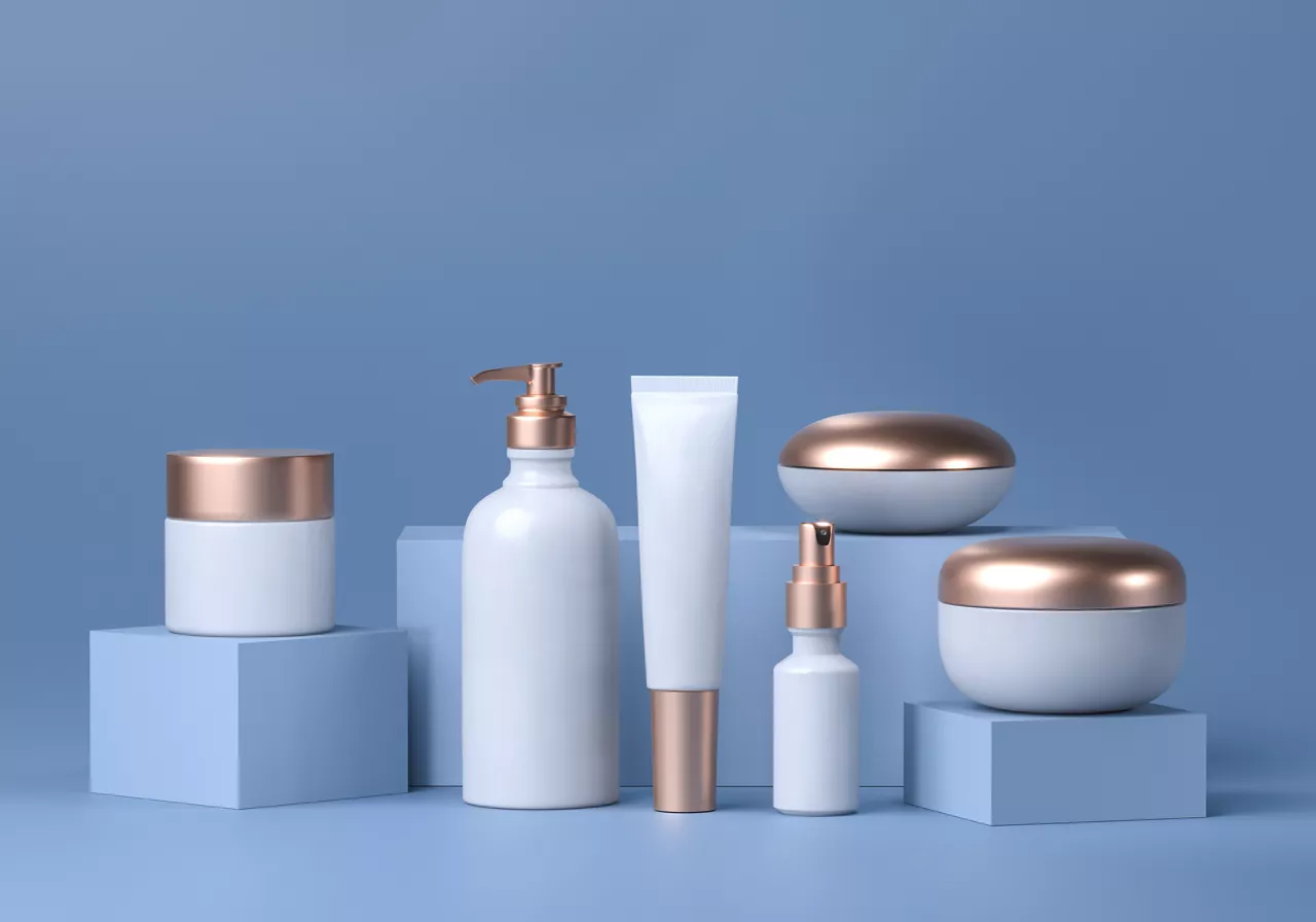 Cosmetic mock up set.