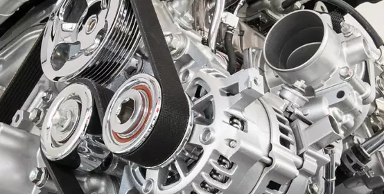 Power transmission belt made with EPDM